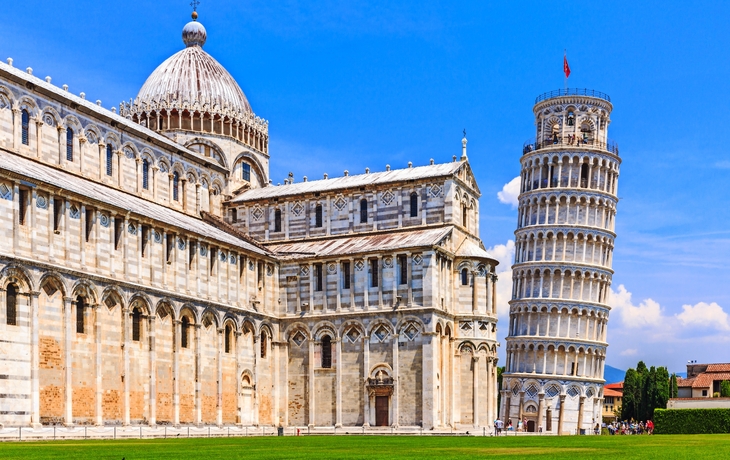 Schiefer Turm und Dom Santa Maria Assunta in Pisa