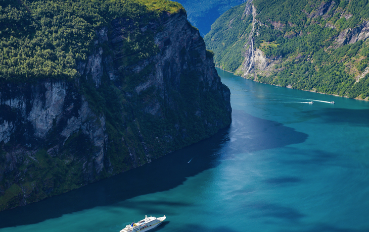 Kreuzfahrt im Geirangerfjord