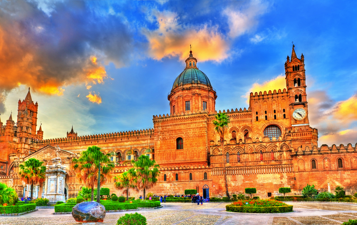 Die Kathedrale von Palermo auf Sizilien