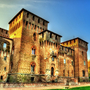 das Schloss von Mantua - Castello di San Giorgio - in Mantua, Italien