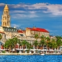 Split an der dalmatinischen Küste Kroatiens