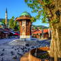 Sebilj-Brunnen in der Altstadt von Sarajevo