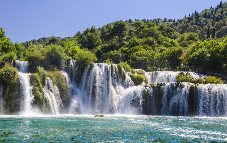 Krka-Wasserfälle in Dalmatien, Kroatien