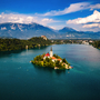 Blejski Otok im Bleder See, Slowenien