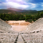 Panorama des Epidaurus-Theaters