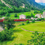 Rhätische Bahn - Fahrt durch die Bündner Alpen von St. Moritz nach Tirano