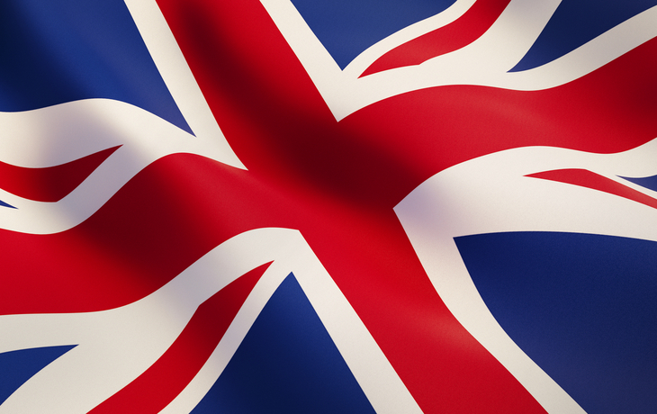 Flagge von Großbritannien 