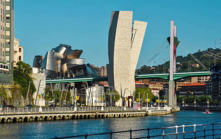 Blick auf die Mündung von Bilbao