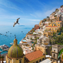 Wunderschönes Positano an der Amalfiküste in Kampanien,Italien,