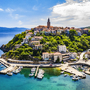 Vrbnik auf der Insel Krk in der Kvarner Bucht, Kroatien