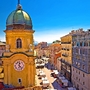 Glockenturm in Rijeka, Kroatien