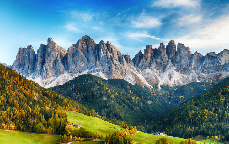 Landschaft der italienischen Dolomiten 