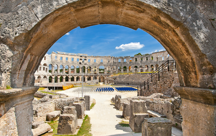 Römisches Amphitheater in Pula, Kroatien