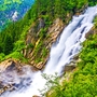 Blick auf den Krimmler Wasserfall