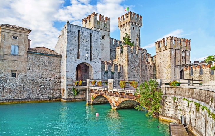 Castello Scaligero in Sirmione am Gardasee, Italien