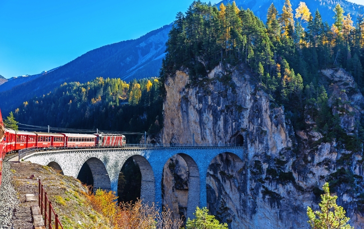Bernina-Express - Landvasser Viadukt