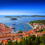 Insel Hvar an der dalmatinischen Küste Kroatiens