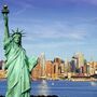 New York - Skyline mit Freiheitsstatue