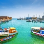 Alte Hafen mit Booten in Heraklion, Kreta